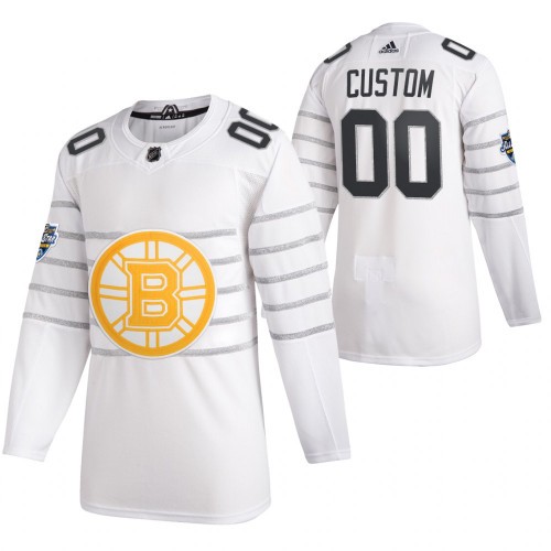 Pánské NHL Boston Bruins dresy Personalizované Bílý 2020 NHL All Star