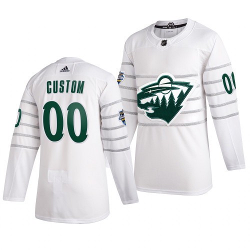 Pánské NHL Minnesota Wild dresy Personalizované 2020 NHL All Star Game Hvid