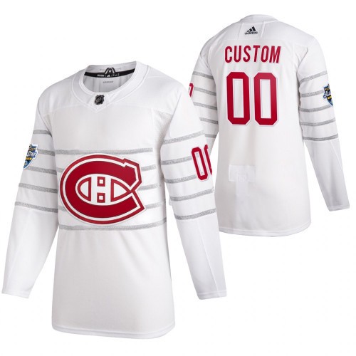 Pánské NHL Montreal Canadiens dresy Personalizované Bílý 2020 NHL All Star