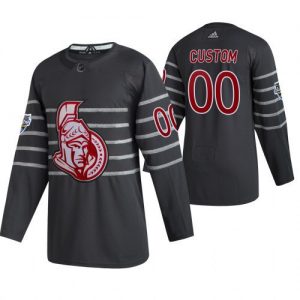 Pánské NHL Ottawa Senators dresy Personalizované Šedá 2020 NHL All Star