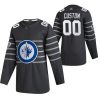 Pánské NHL Winnipeg Jets dresy Personalizované Šedá 2020 NHL All Star