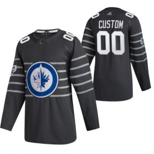 Pánské NHL Winnipeg Jets dresy Personalizované Šedá 2020 NHL All Star