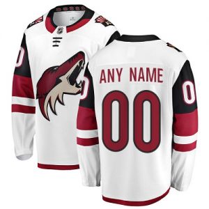 Pánské NHL Arizona Coyotes dresy Personalizované Fanatics Branded Venkovní Bílý Authentic