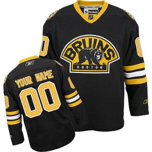 Pánské NHL Boston Bruins dresy Personalizované Reebok Alternativní Černá Authentic