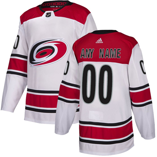 Pánské NHL Carolina Hurricanes dresy Personalizované Adidas Venkovní Bílý Authentic