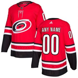 Pánské NHL Carolina Hurricanes dresy Personalizované Adidas Domácí Červené Authentic