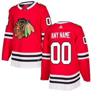 Pánské NHL Chicago Blackhawks dresy Personalizované Adidas Domácí Červené Authentic