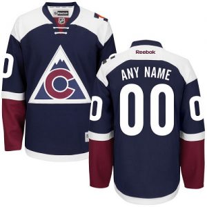 Pánské NHL Colorado Avalanche dresy Personalizované Reebok Alternativní modrá Authentic