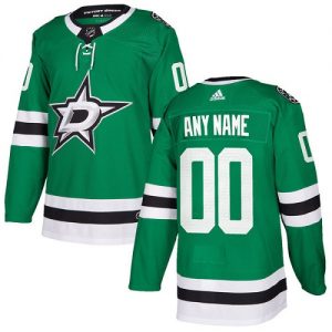 Pánské NHL Dallas Stars dresy Personalizované Adidas Domácí Zelená Authentic