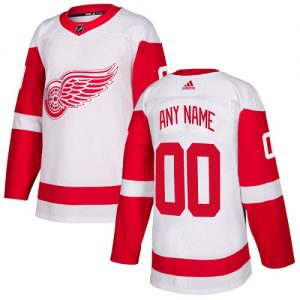 Pánské NHL Detroit Red Wings dresy Personalizované Adidas Venkovní Bílý Authentic