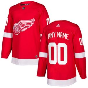 Pánské NHL Detroit Red Wings dresy Personalizované Adidas Domácí Červené Authentic