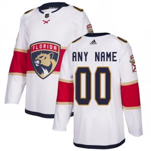 Pánské NHL Florida Panthers dresy Personalizované Adidas Venkovní Bílý Authentic