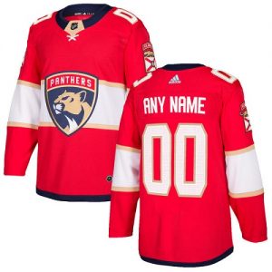 Pánské NHL Florida Panthers dresy Personalizované Adidas Domácí Červené Authentic
