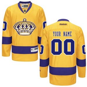 Pánské NHL Los Angeles Kings dresy Personalizované Reebok Alternativní Zlato Authentic