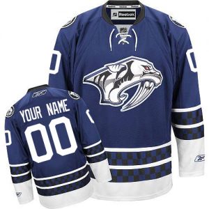 Pánské NHL Nashville Predators dresy Personalizované Reebok Alternativní modrá Authentic