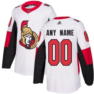 Pánské NHL Ottawa Senators dresy Personalizované Adidas Venkovní Bílý Authentic