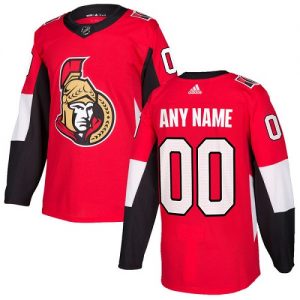 Pánské NHL Ottawa Senators dresy Personalizované Adidas Domácí Červené Authentic