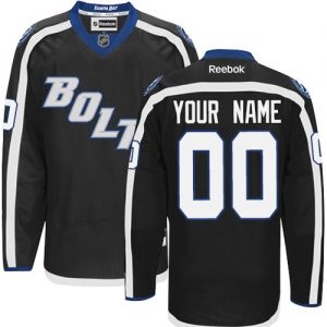 Pánské NHL Tampa Bay Lightning dresy Personalizované Reebok Alternativní Černá Authentic