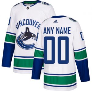 Pánské NHL Vancouver Canucks dresy Personalizované Adidas Venkovní Bílý Authentic