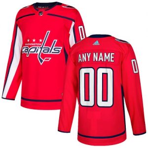 Pánské NHL Washington Capitals dresy Personalizované Adidas Domácí Červené Authentic