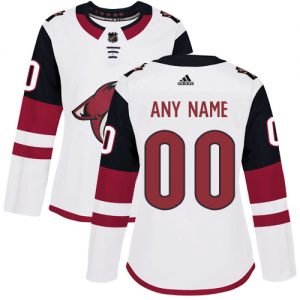 Dámské NHL Arizona Coyotes dresy Personalizované Adidas Venkovní Bílý Authentic