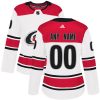 Dámské NHL Carolina Hurricanes dresy Personalizované Adidas Venkovní Bílý Authentic
