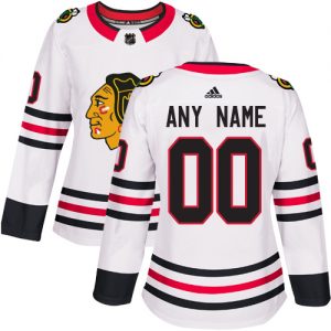 Dámské NHL Chicago Blackhawks dresy Personalizované Adidas Venkovní Bílý Authentic
