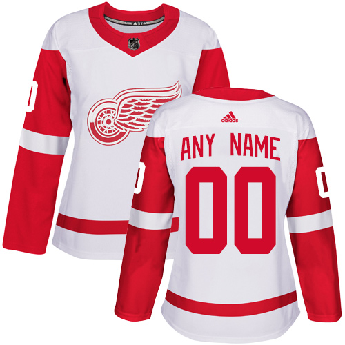Dámské NHL Detroit Red Wings dresy Personalizované Adidas Venkovní Bílý Authentic