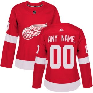 Dámské NHL Detroit Red Wings dresy Personalizované Adidas Domácí Červené Authentic
