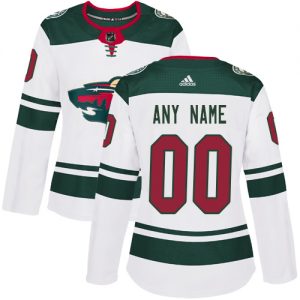Dámské NHL Minnesota Wild dresy Personalizované Adidas Venkovní Bílý Authentic