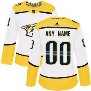 Dámské NHL Nashville Predators dresy Personalizované Adidas Venkovní Bílý Authentic