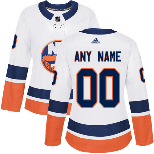 Dámské NHL New York Islanders dresy Personalizované Adidas Venkovní Bílý Authentic
