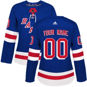 Dámské NHL New York Rangers dresy Personalizované Adidas Domácí Kuninkaallisen modrá Authentic