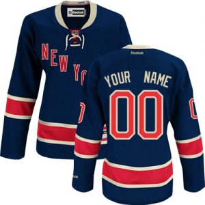 Dámské NHL New York Rangers dresy Personalizované Reebok Alternativní Námořnická modrá Authentic
