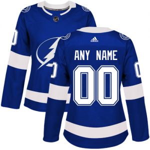 Dámské NHL Tampa Bay Lightning dresy Personalizované Adidas Domácí Kuninkaallisen modrá Authentic