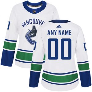 Dámské NHL Vancouver Canucks dresy Personalizované Adidas Venkovní Bílý Authentic