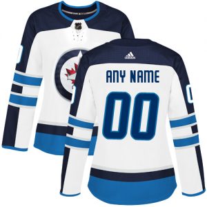 Dámské NHL Winnipeg Jets dresy Personalizované Adidas Venkovní Bílý Authentic