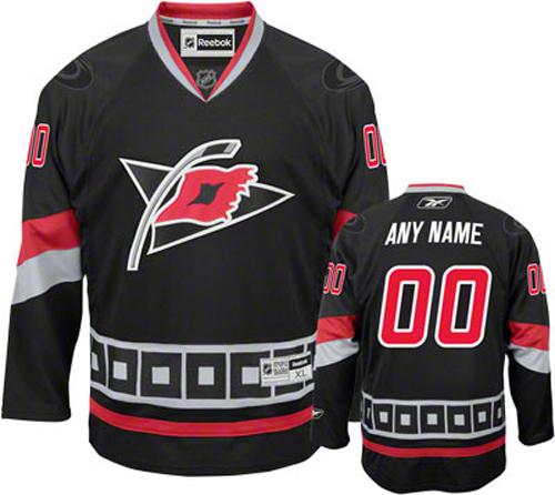 Dětské NHL Carolina Hurricanes dresy Personalizované Reebok Alternativní Černá Authentic