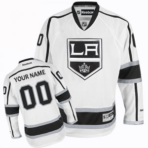 Dětské NHL Los Angeles Kings dresy Personalizované Adidas Venkovní Bílý Authentic