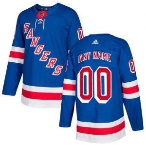Dětské NHL New York Rangers dresy Personalizované Adidas Domácí Kuninkaallisen modrá Authentic