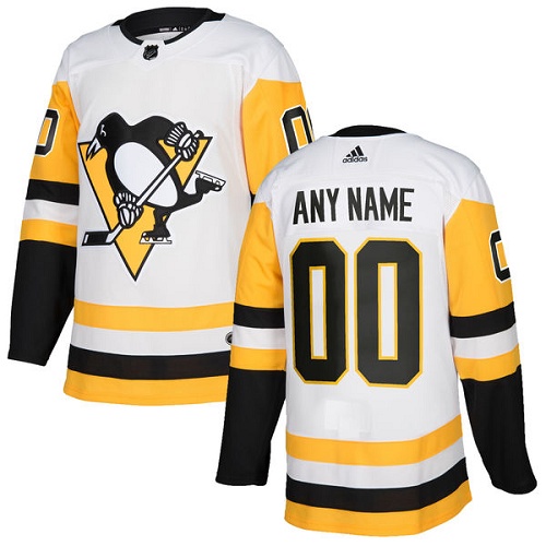 Dětské NHL Pittsburgh Penguins dresy Personalizované Adidas Venkovní Bílý Authentic