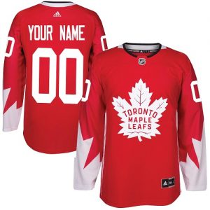 Dětské NHL Toronto Maple Leafs dresy Personalizované Adidas Alternate Červené