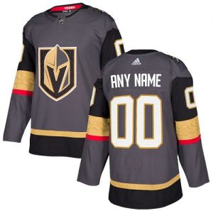 Dětské NHL Vegas Golden Knights dresy Personalizované Adidas Domácí Šedá Authentic