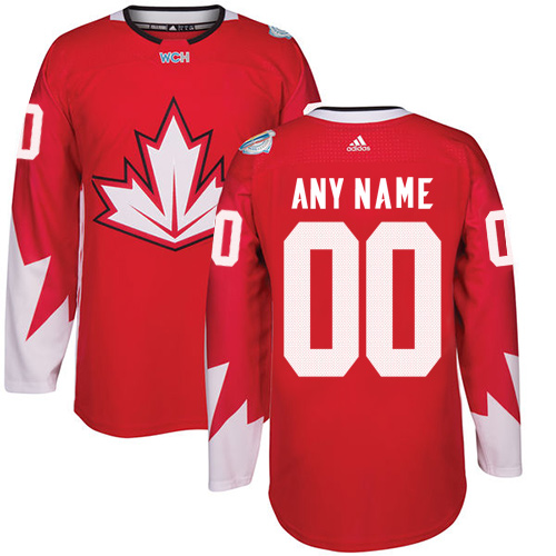 Dětské NHL Team Canada dresy Personalizované Premier Červené Venkovní 2016 World Cup