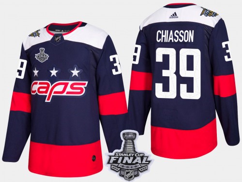 Washington Capitals dresy 2018 Stanley Cup Final Alex Chiasson Stadium Series hokejové dresy