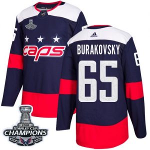 Washington Capitals 65 Andre Burakovsky Navy Authentic Stadium Series 2018 Stanley Cup
