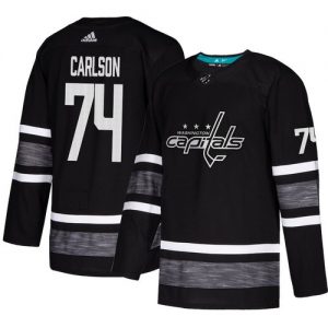 74 John Carlson Černá Authentic 2019 All Star Stitched NHL hokejové dresy