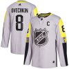 Washington Capitals 8 Alex Ovechkin Šedá 2018 All Star Metro Division Authentic Stitched
