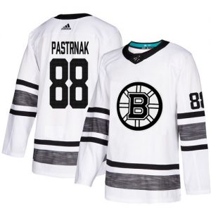 Boston Bruins dresy 88 David Pastrnak Bílý 2019 All Star hokejové dresy