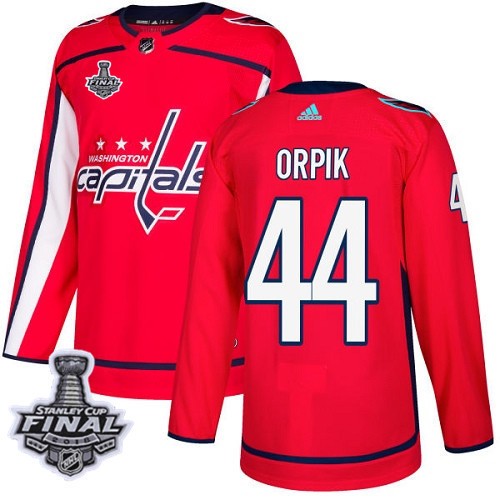 Pánské NHL Washington Capitals dresy Brooks Orpik 2018 Stanley Cup Final Červené